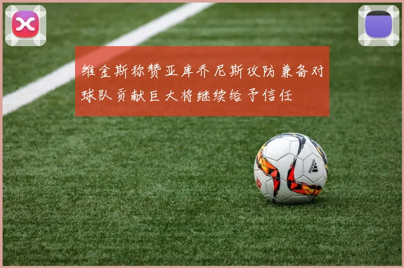 维金斯称赞亚库乔尼斯攻防兼备对球队贡献巨大将继续给予信任